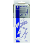 Staedtler 10 Piece Mathematical Set Silver